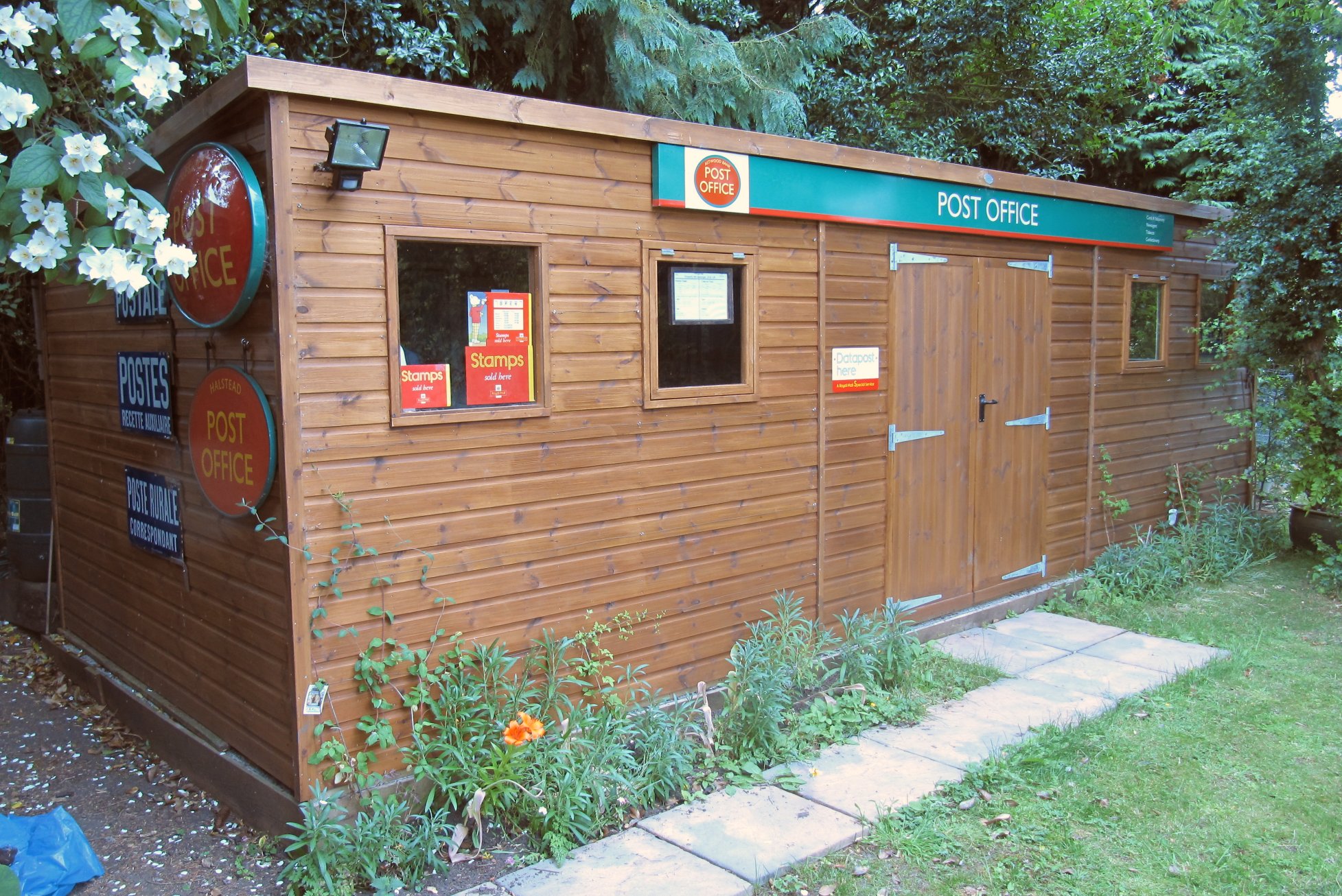 Interior view of museum shed storage